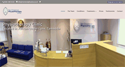 Desktop Screenshot of charteredphysios.co.uk